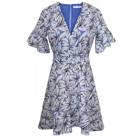 Jonathan Simkhai Zoey Floral Linen Blend Dress - Picture 1 of 12